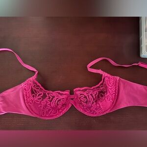 HOT PINK LACEY VICTORIA SECRET LINGERIE